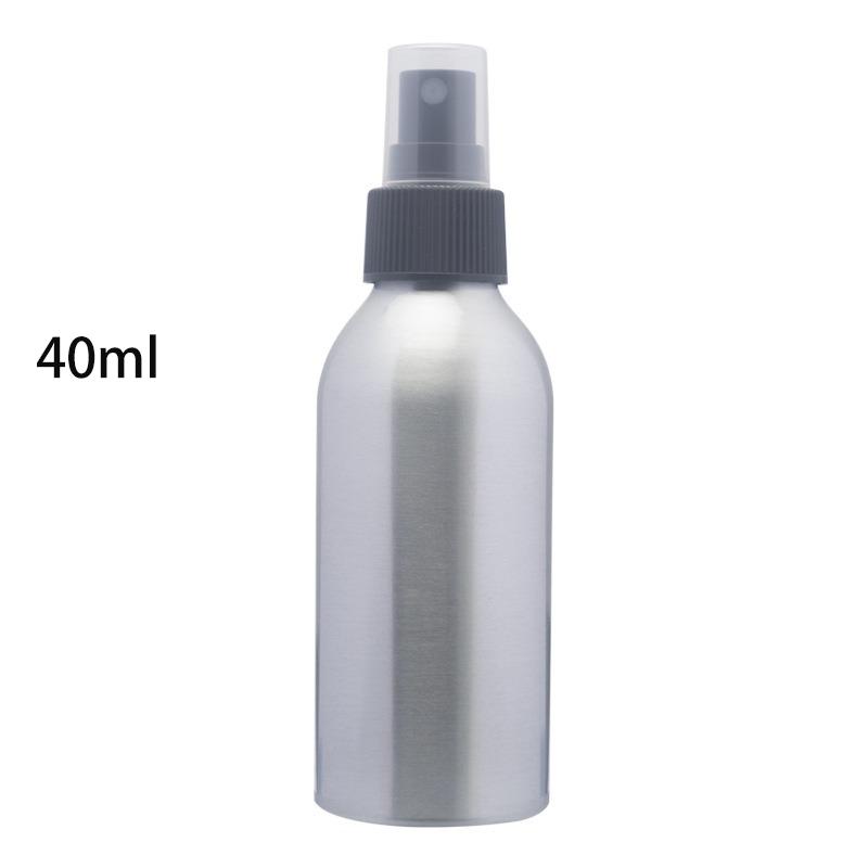 Алюминиевая бутылка с ребристой насадкой, распылитель для солнцезащитного крема, алюминиевый флакон для духов, флакон для дозатора духов