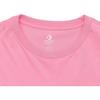 Converse T Shirts Unisex Pink Crew Neck Moderate Straight Fit 10023876-A33