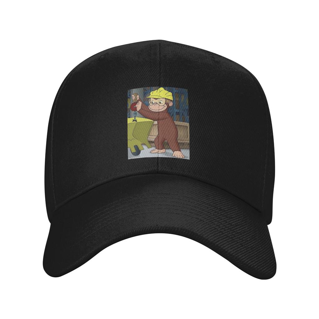 Unisex Baseball Hats Anime Curious George Monkey Outdoor Streetwear Summer Sports Baseball Caps Hip Hop Cap Casquette Hats