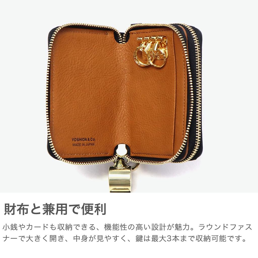 Porter Чехол для ключей TONE 150-02291 Из натуральной кожи Держатель для ключей с карманом для монет и карт Сделано в Японии