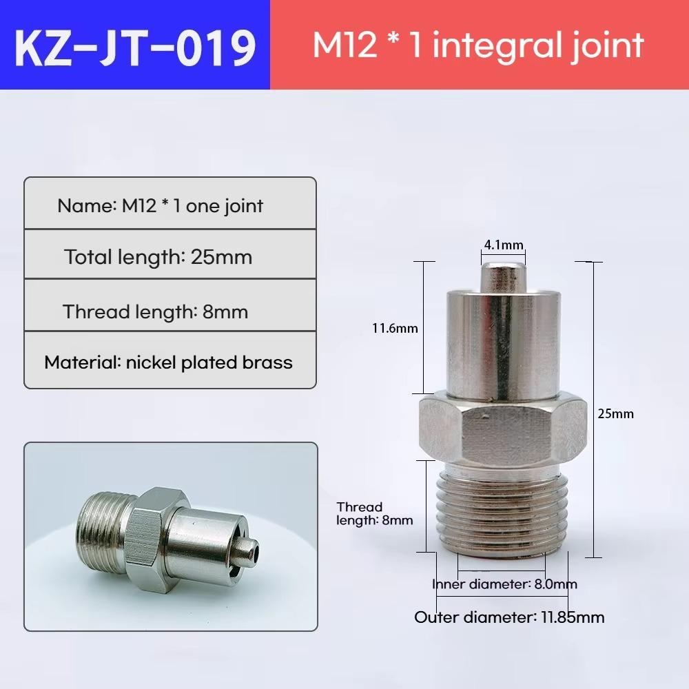 1 шт. G1/8 G1/4 M10*1 M12*1 Адаптер дозирующего клапана Лауэр-Лок Латунный соединитель дозирующего клапана Двойная резьба Автоматический