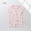 Категория A Летний боди для новорожденных из чистого хлопка с коротким рукавом