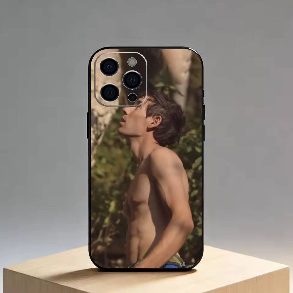 Alex Honnold Phone Case For iPhone 17, 16,15,14,13,12,11 Plus,Pro Max, Others Soft Black Cover
