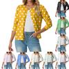 Women's Fashionable, Casual, Comfortable Spotted Cardigan Jacket