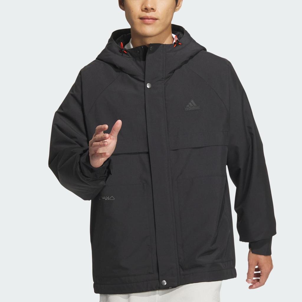 adidas TH Warm Series Windproof Hooded Jacket Black JI8680
