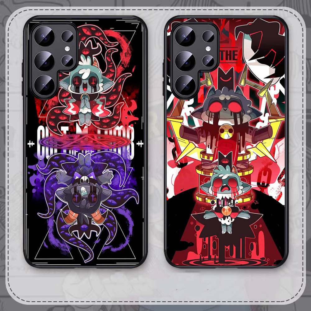 C-Cult of The Lamb Game Phone Case For Samsung S 24 fe 25 Ultra plus 20 lite 21 30 22 23 24 22 Ultra 5G Fundas
