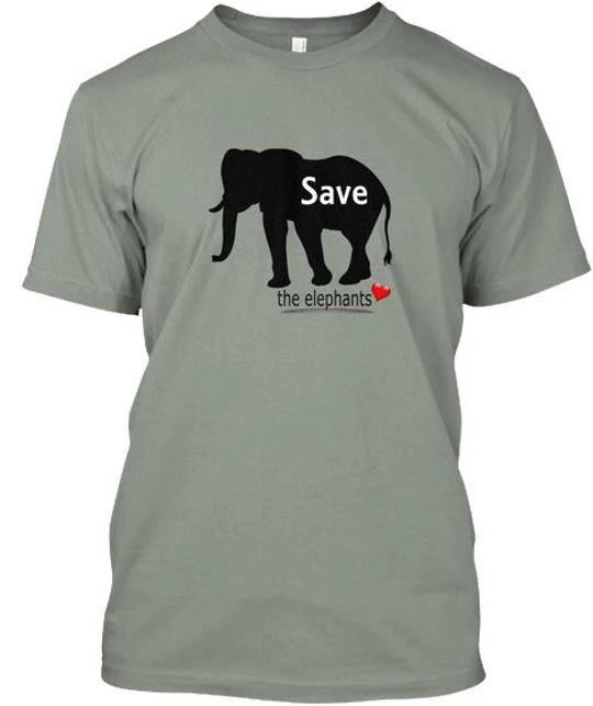 Save The Elephants Time T shirt Made in the USA Size S to 5XL