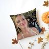 SScarlett Johansson Cushion Cover Washable Linen Pillowcase Soft  for Daily Sofa Bed Home Room Decor