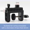 Universal C-Clamp Desktop Mount Holder Stand 360-Degree Rotation Compact Size Portable Table Support Clamp