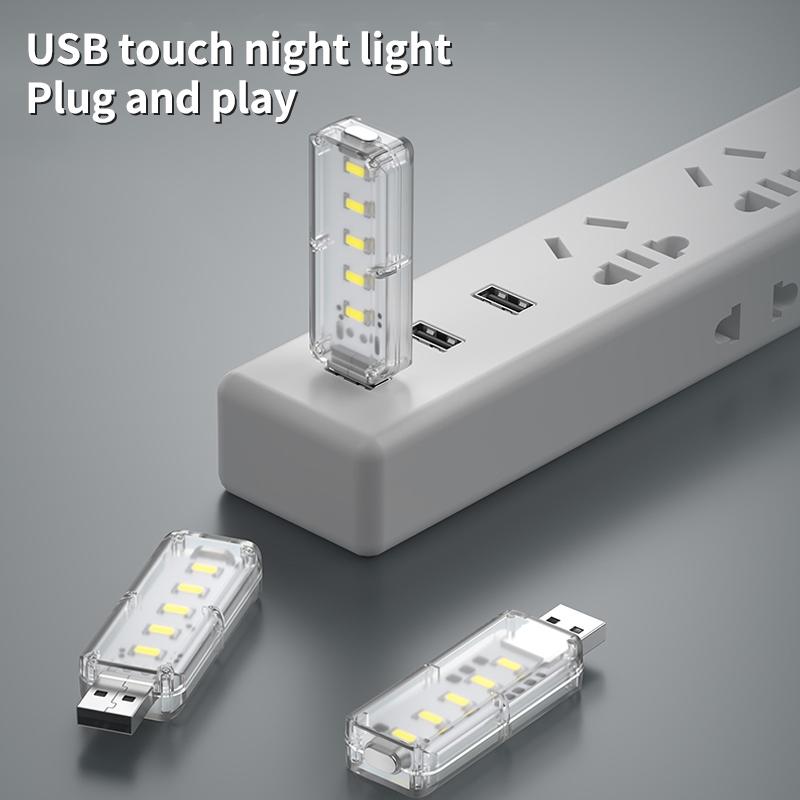 Сенсорный ночник, USB-ночник, USB-лампа, Сенсорный интеллектуальный ночник с бесступенчатой регулировкой яркости, Мини-ночник