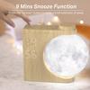 Smart Bedroom Sunrise Alarm Clock Moon Night Light Clock Wake-up Light for Children and Teenagers White Noise Generator