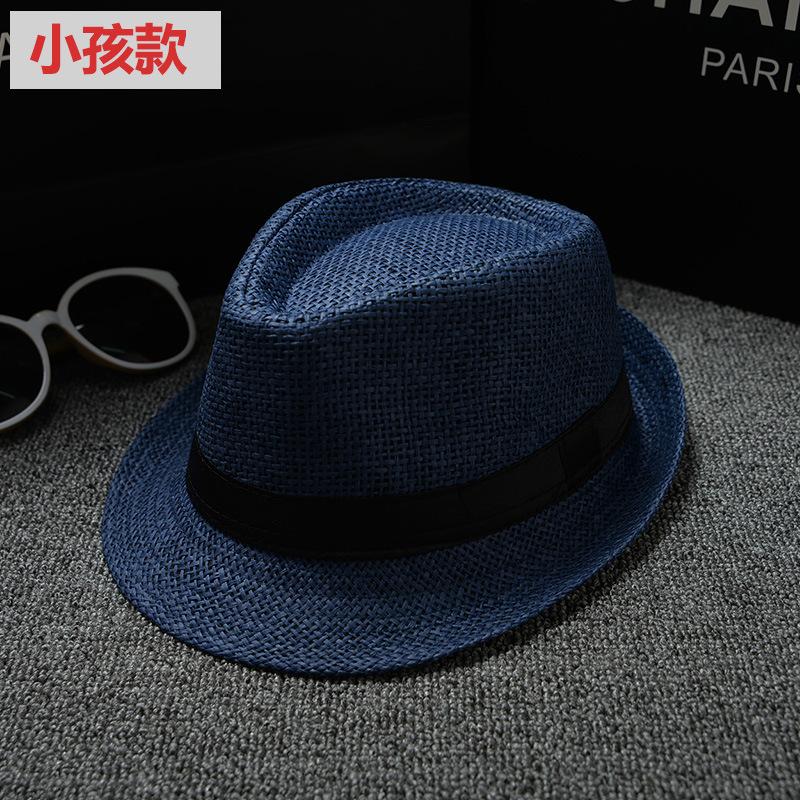 [Papyrus] Parent-Child Model, Panama Solid Color Jazz Hat, Children'S British Top Hat, Male And Female Couples Model