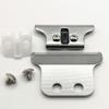 Double Wide Trimmer Blade 2-Hole Blade Replacement For Wahl 8101 2215 Adjustable Silver
