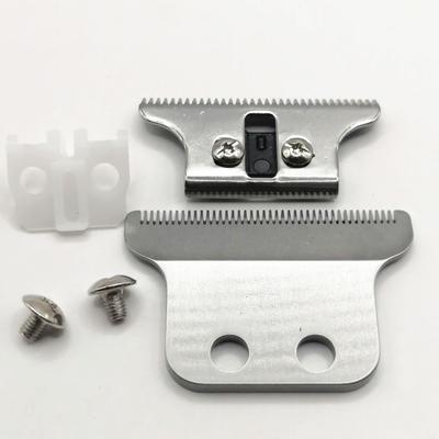 Двойное широкое лезвие триммера, сменное лезвие с 2 отверстиями для Wahl 8101 2215, регулируемое серебро