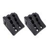 2PCS Wheel Chock Heavy Duty Anti Slip Weatherproof High Stability Wheel Wedge for Travel Trailer RV 