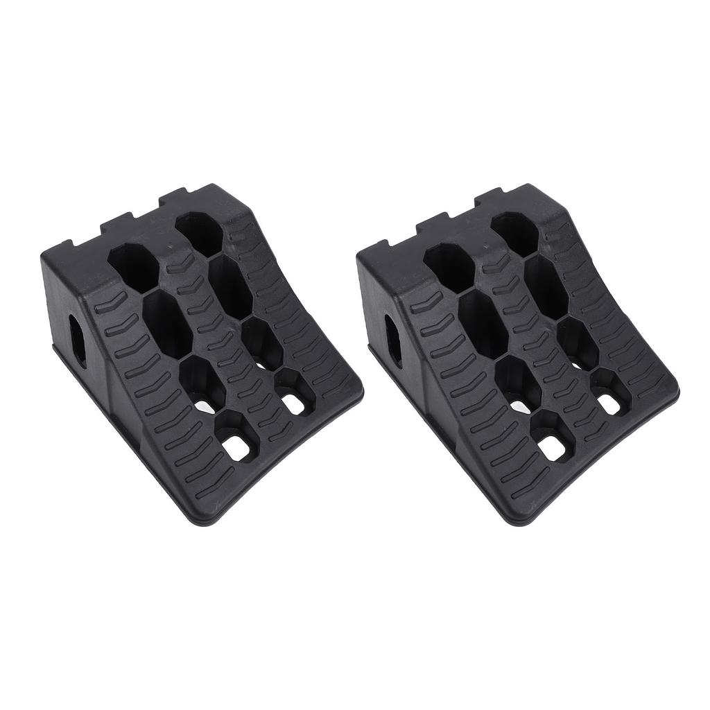 2PCS Wheel Chock Heavy Duty Anti Slip Weatherproof High Stability Wheel Wedge for Travel Trailer RV