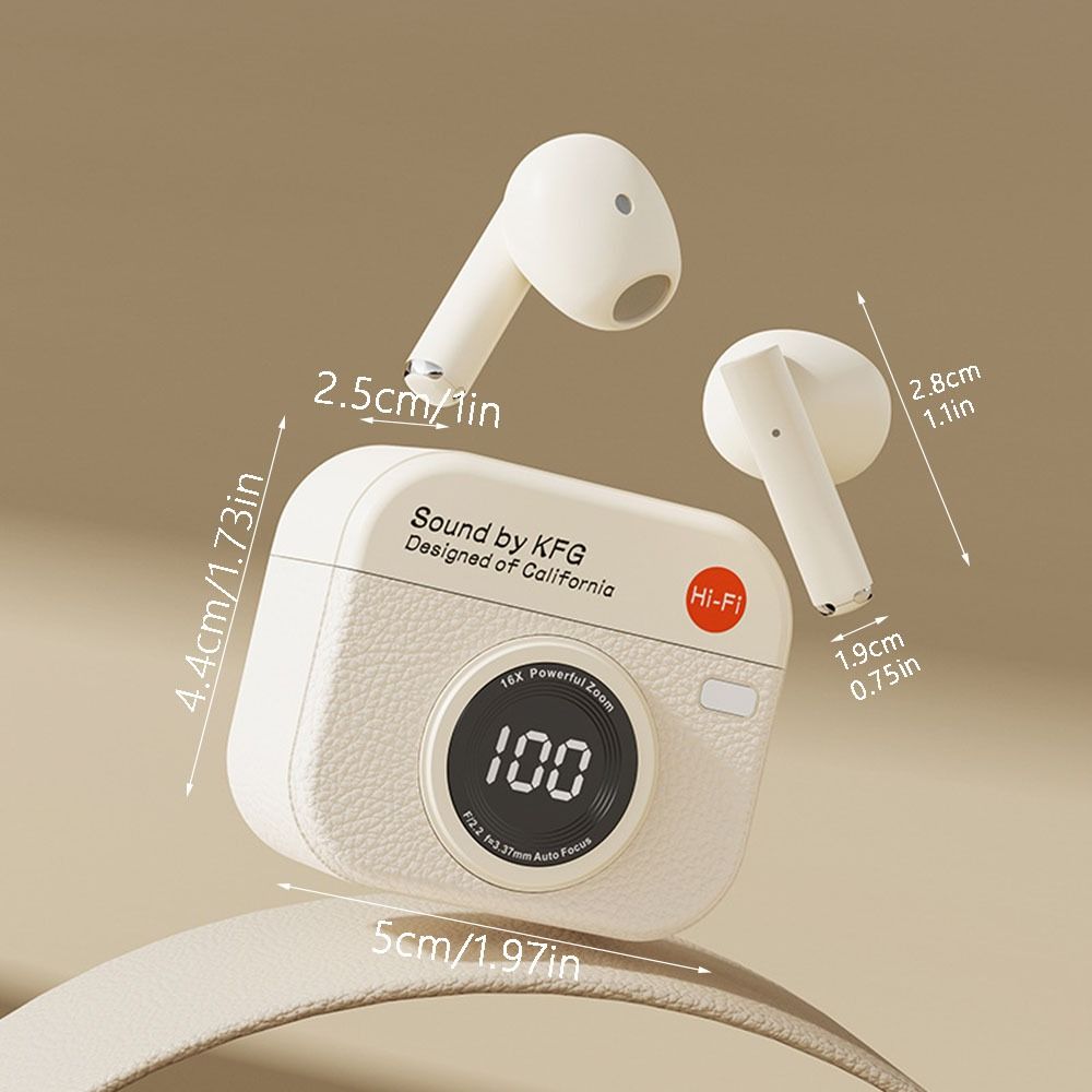 Ретро Камера Bluetooth Наушники Вкладыши Спортивная Гарнитура Беспроводные Наушники Воздушная проводимость