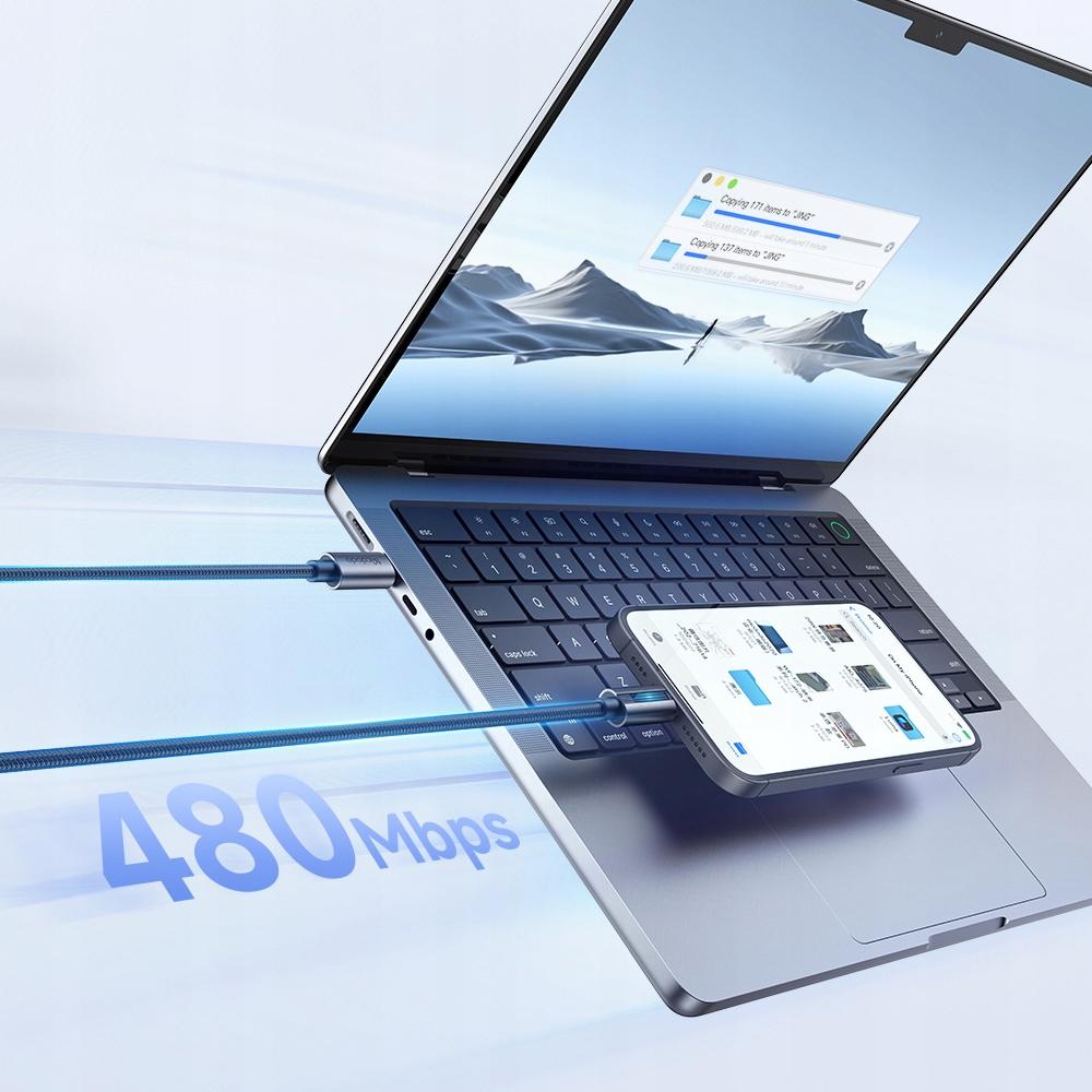 Mcdodo Usb-C Fast Charging Cable For Samsung Apple Usb Type C 100W 1M Led