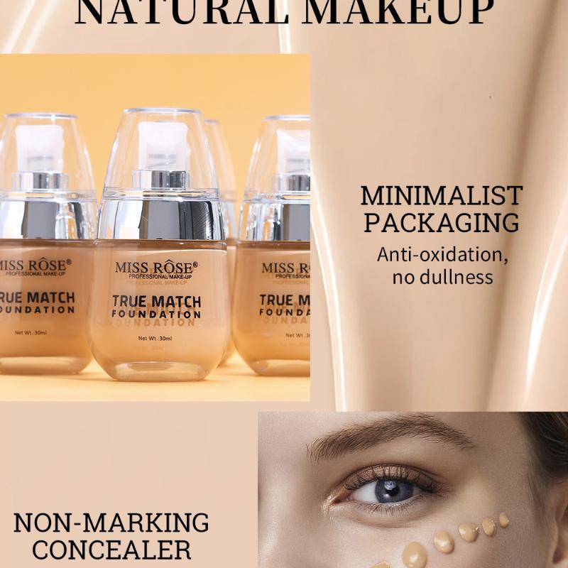 Консилер Матовый тональный крем Натуральный трехмерный прочный продукт для ухода за кожей