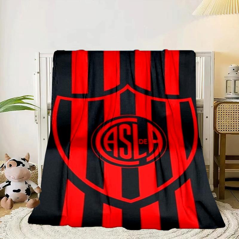 Club Atletico San Lorenzo Portable Blanket/Soft Blanket Bedding Blanket Suitable for Travel Camping Living Rooms Offices Sofas Fan Gifts