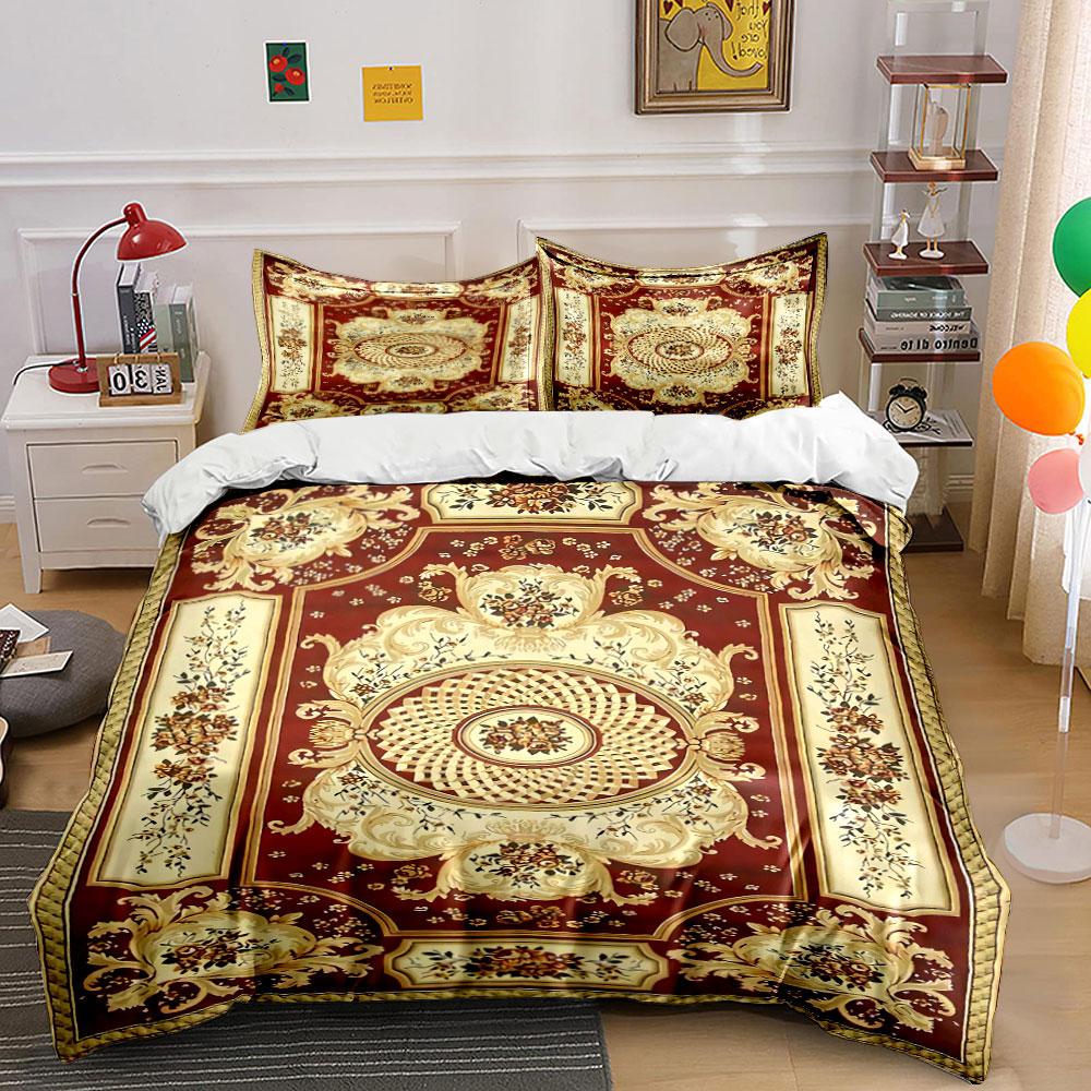 Floral and ornate medallions. Bedding sets Duvet cover sets Duvet covers Pillowcases(1 * Duvet Cover 2 * Pillowcases without duvet insert)