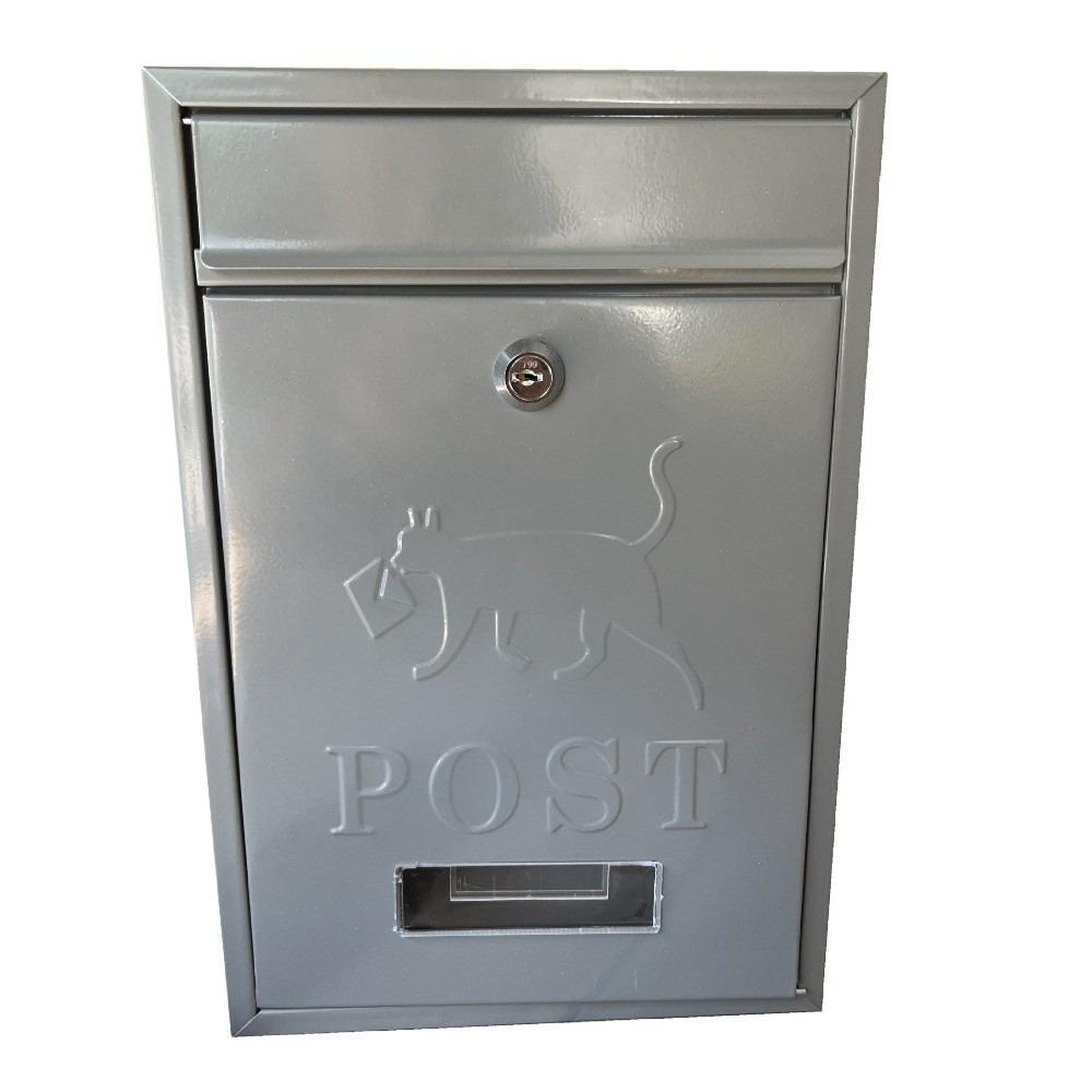 Iron Tinplate Letter Boxes Safe Locking Large Mail Drop Box Metal Email Suggestion Box  Front Door