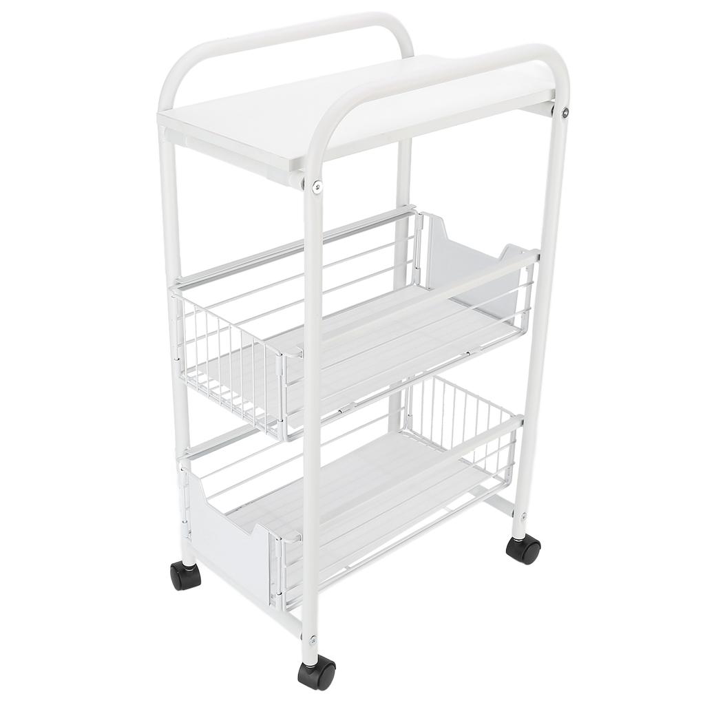 Напольная тележка для хранения на колесиках, мобильная хозяйственная тележка с колесиками для кухни