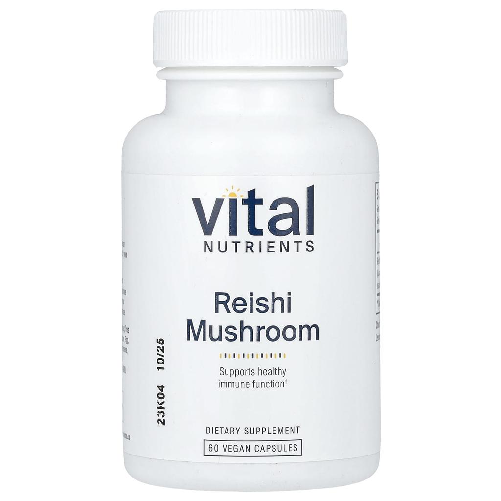 Vital Nutrients Reishi Mushroom, 60 Veggie Capsules