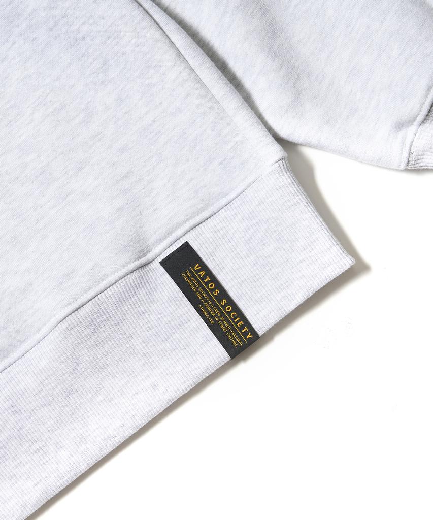 Худи на молнии Stigma Oversized Белый меланж