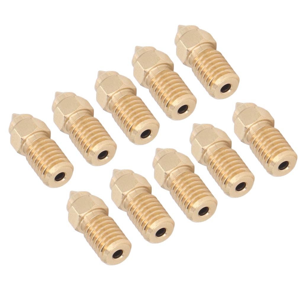 10Pcs Brass Hotend Nozzles High Speed 1.750.4mm for ENDER 7 3D Printer Parts Accessories