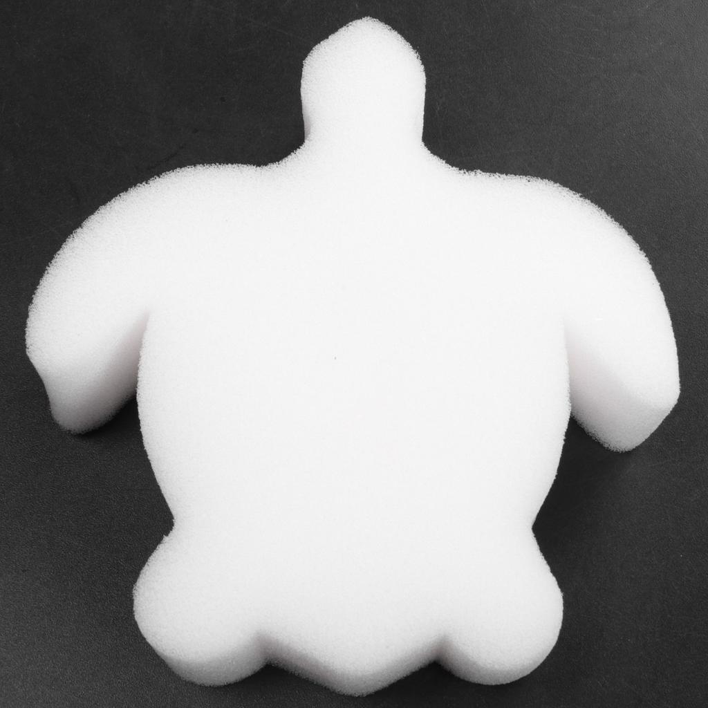 50Pcs White Floating Spa Sponge Turtle Oil Absorbing Hot Tub Skimmer Scum Absorber Cleaners for Swimming Pool
