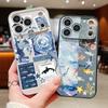 Магнитный чехол для телефона с узором кита Для iPhone 17 ProMax 16 15 14 13 Pro Max Для Magsafe Беспроводная зарядка Ударопрочный Жесткий ПК Чехол