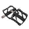 1Pair Bike Flat Platform Pedals Mountain Road Bicycle Aluminum Ultra Light with 3 Bearings for Replacement