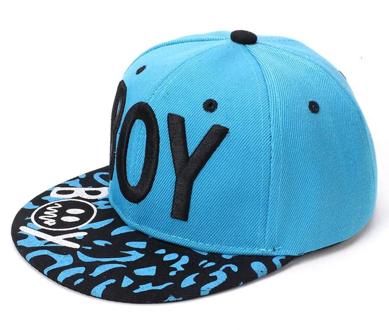 Унисекс Детская Вышитая Хип-Хоп Кепка Snapback Малыш Плоская Тракер Бейсболка Солнцезащитная Кепка Для Девочек И Мальчиков Аксессуар Для Танцевальной Одежды