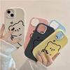 Чехол для мобильного телефона Hello Bear подходит для iPhone 16 15 14 13 12 11 Pro/ Max/Plus ударопрочная задняя крышка защита от отпечатков пальцев
