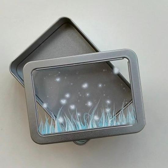 Модный органайзер Kpop Photoaced Organizer Sliver Color Bow Series, настольный держатель для канцелярских принадлежностей, креативный дизайн, мини-коробка для хранения вещей