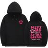 Womens Oversized Hoodie Long Sleeve Side Pockets Casual Sweatshirt Teens Young Adults