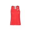 Actibreeze Solid Color Athletic Knitted Breathable Crew Neck Sports Vest Women Tops Red 2092A385-602