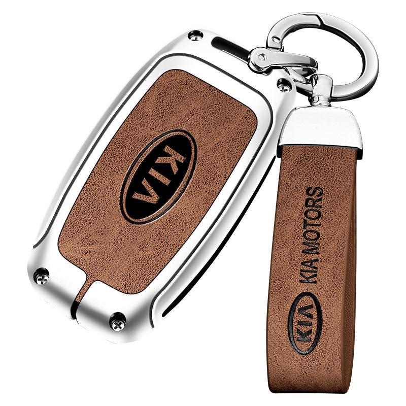 Чехол для ключа Kia подходит для моделей KX3, Arro, K3, Sportage, K5, KX5, KX-Cross, Yipao - Защитная пряжка в комплекте