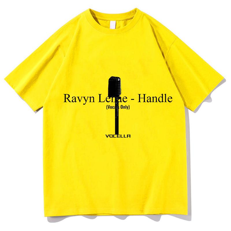 2026 Summer Cotton Tee Ravyn Lenae Handle TShirt Graphic Unisex Unisex Loose Hip Hop Streetwear Breathable Soft Top Tees Streetwear