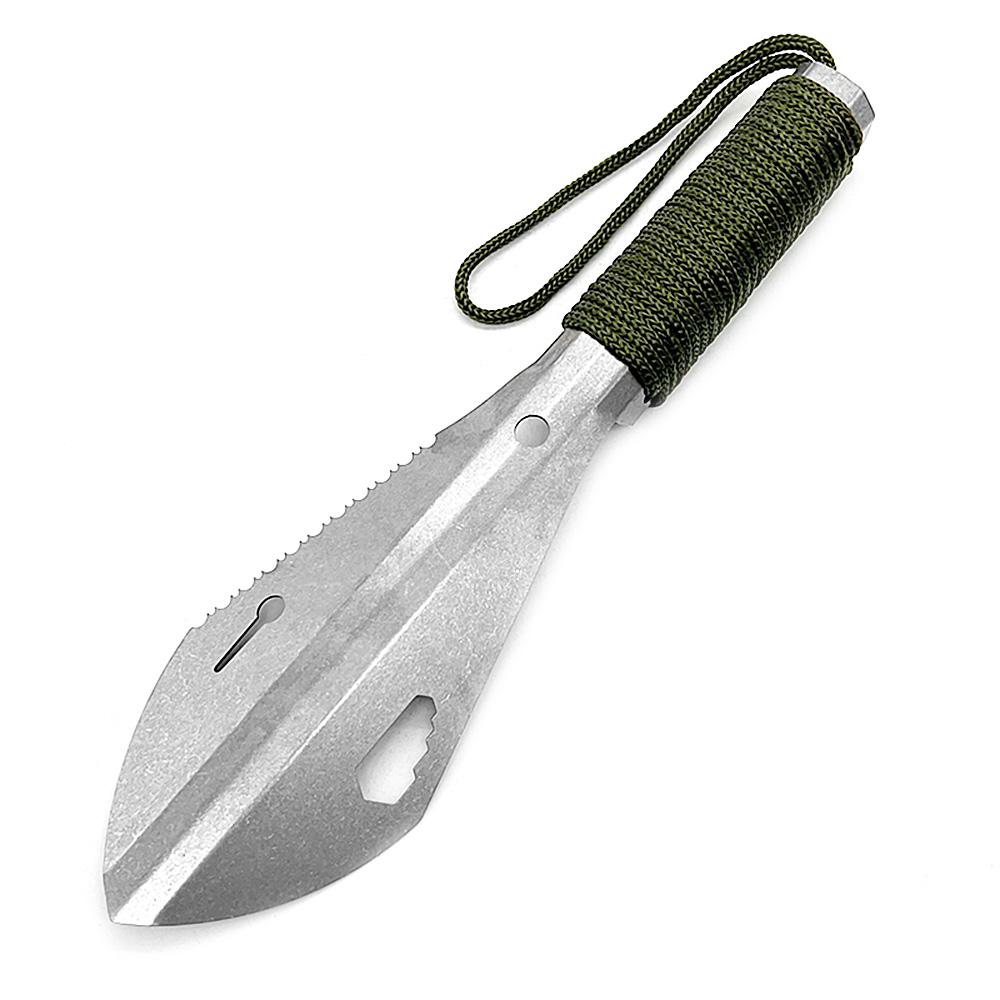 Универсальная походная лопата Ti с веревкой для выживания, легкая портативная лопата для кемпинга