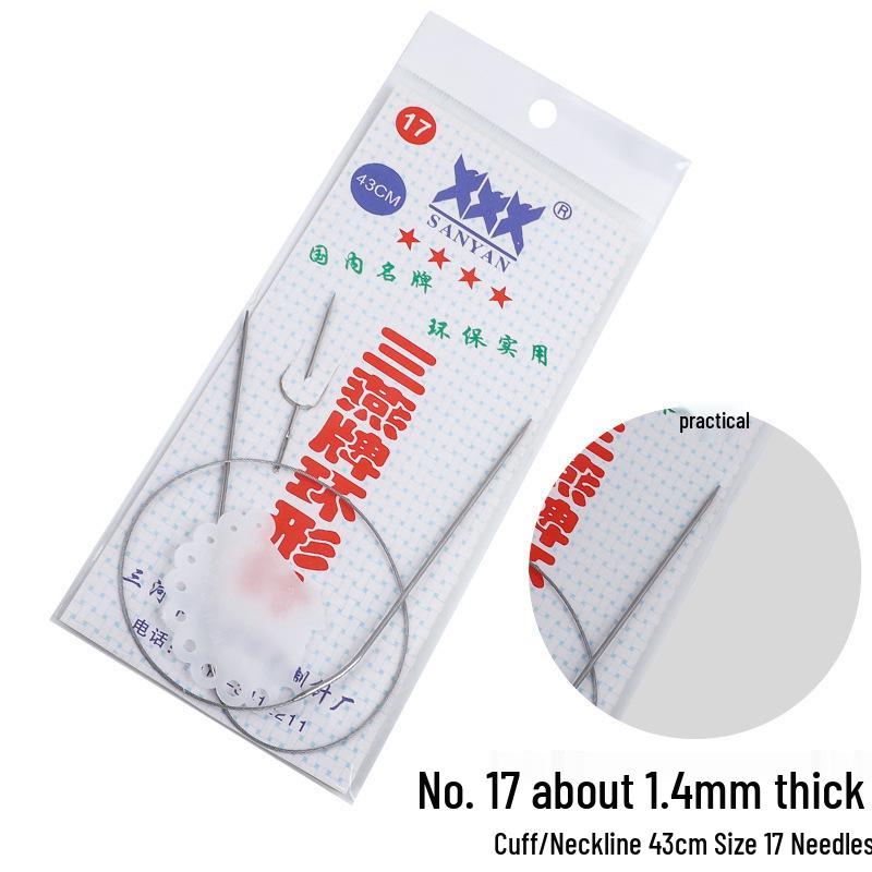 Набор circular knitting and crochet needles Sanyan из нержавеющей стали