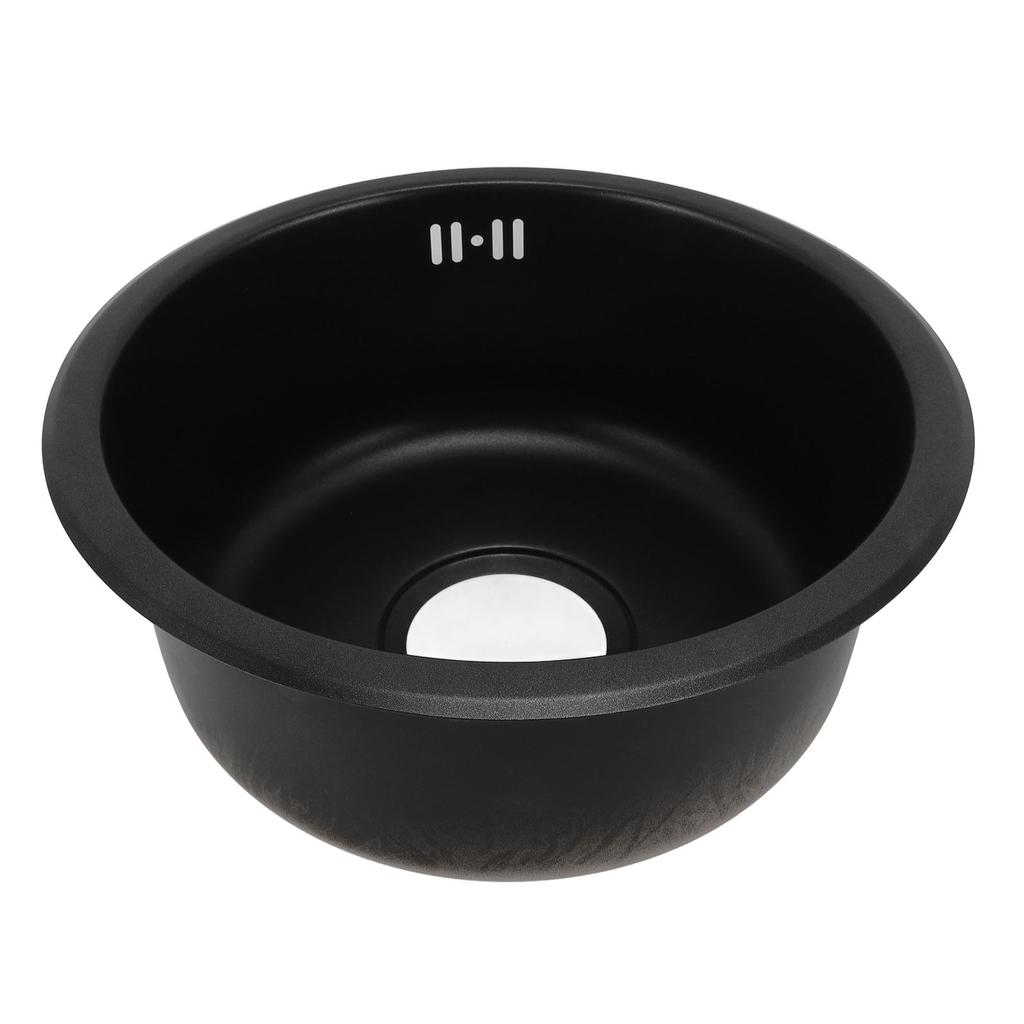 Раковина для автодома 310 X 140 мм, универсальная круглая кухонная раковина из нержавеющей стали 304 для ванной комнаты, с отверстием для слива 92 мм для лодки