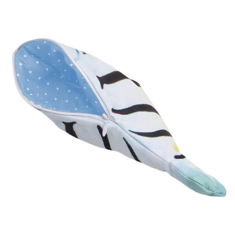 Креативный Каваии Корейский Стиль Пенал Сумка в Форме Рыбы Портативный Школьный Стационарный Бокс для Макияжа