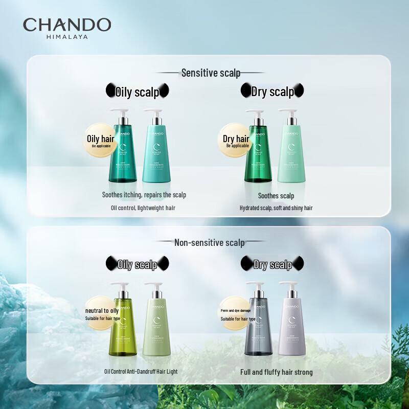 Chando Oil Control Anti-Dandruff Scalp Care Shampoo