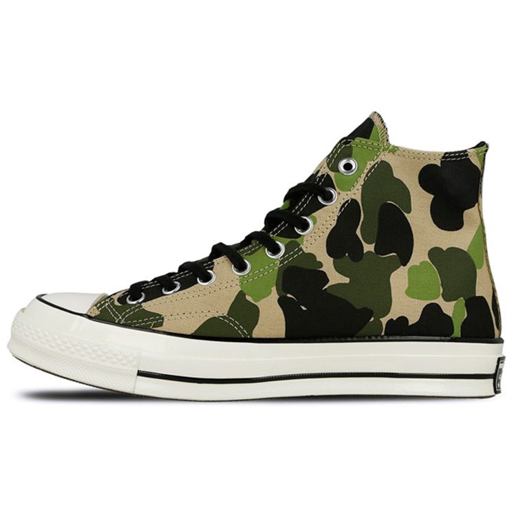 Converse Chuck 70 Hi Archive Prints - Camo Unisex Sneakers Green Candied-Ginger Piquan 163407C