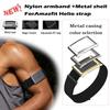 Ремешок-бицепс для Amazfit Helio Нейлоновый Запасной Спортивный Браслет Металлическая рамка Корпус для Amazfit Helio ремешок аксессуары для часов