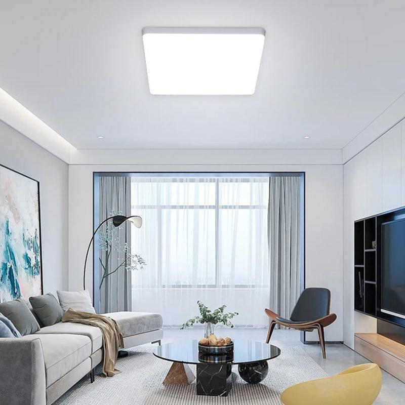 Xiaomi Square LED Ceiling Light 85-265V Energy-saving and High Brightness Bedroom Lighting 48W36W24W18W Living Room Balcony Lamp