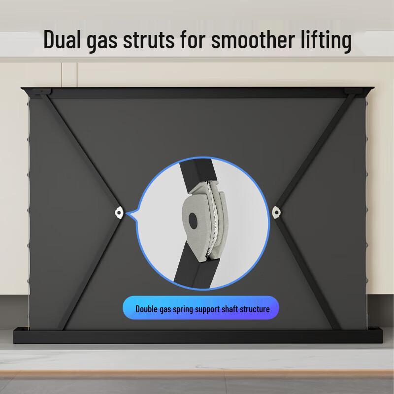 YW Electric Floor-Standing Anti-Light 4K Projector Screen