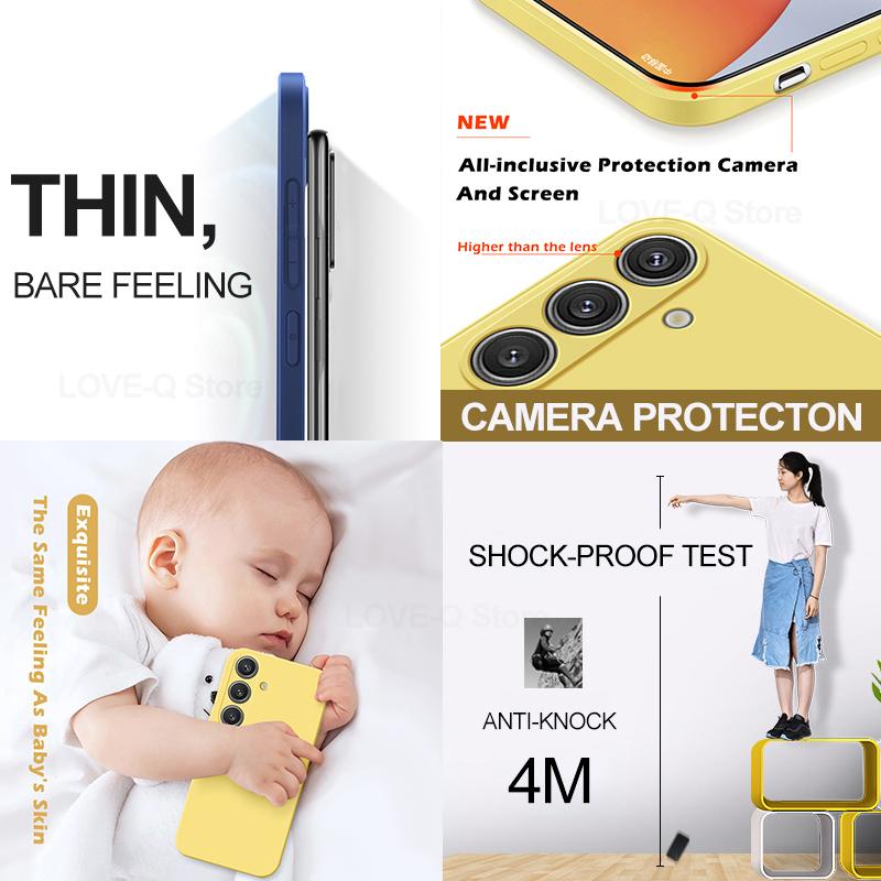 Чехол S24 S23 Ultra Plus, жидкий силиконовый чехол для телефона Samsung Galaxy S24 S23 S22 S 24 Ultra Plus S23Ultra S24Ultra, мягкий чехол